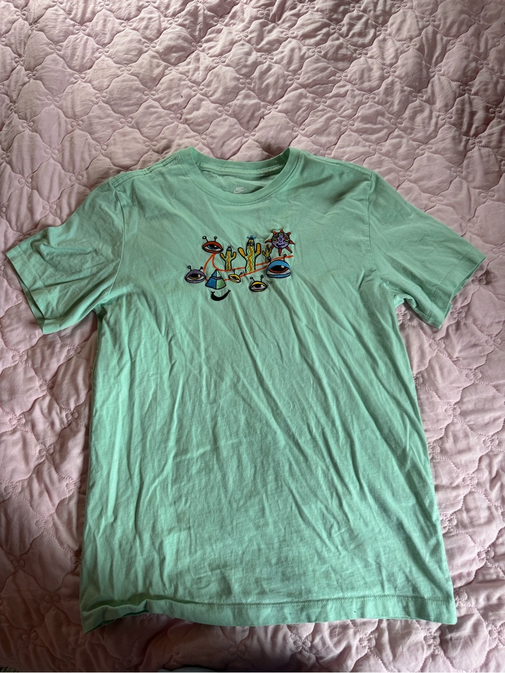 Nike Mint Green 'The Nike Tee' Crewneck T-Shirt